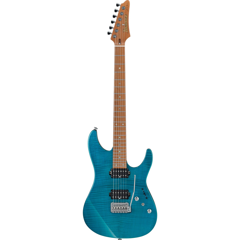 Ibanez MM1-TAB Martin Miller AZ Signature E-Guitar 6-String - Transparent Aqua Blue