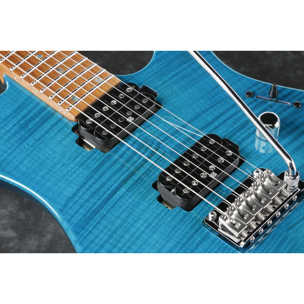 Ibanez MM1-TAB Martin Miller AZ Signature E-Guitar 6-String - Transparent Aqua Blue