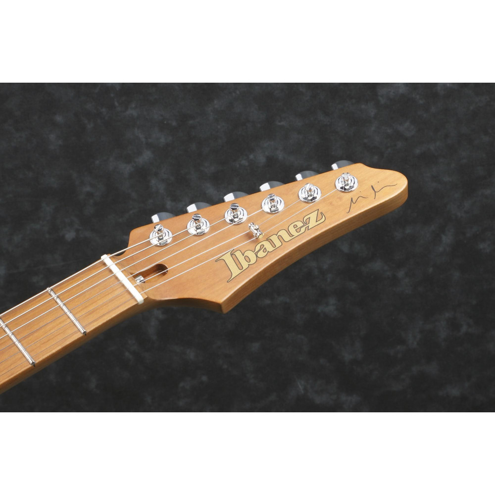 Ibanez MM1-TAB Martin Miller AZ Signature E-Guitar 6-String - Transparent Aqua Blue