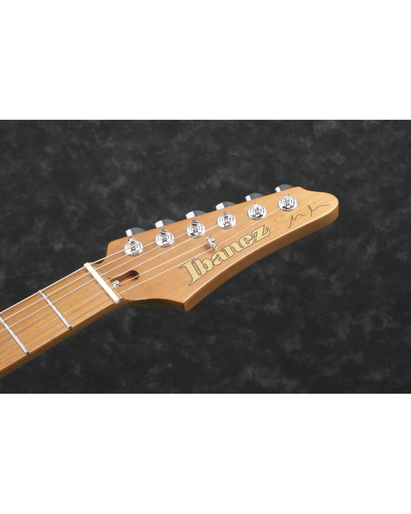 Ibanez MM1-TAB Martin Miller AZ Signature E-Guitar 6-String - Transparent Aqua Blue