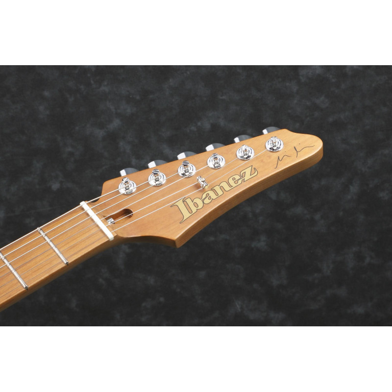Ibanez MM1-TAB Martin Miller AZ Signature E-Guitar 6-String - Transparent Aqua Blue