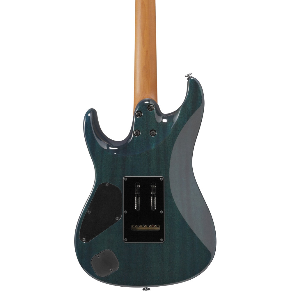 Ibanez MMN1-TAB Martin Miller Signature Electric Guitar 6-String - Transparent Aqua Blue + Case