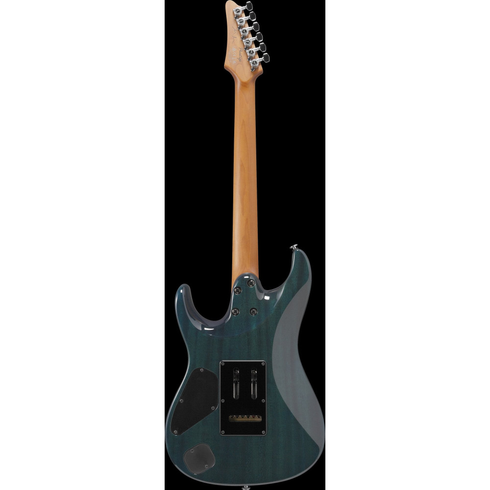 Ibanez MMN1-TAB Martin Miller Signature Electric Guitar 6-String - Transparent Aqua Blue + Case