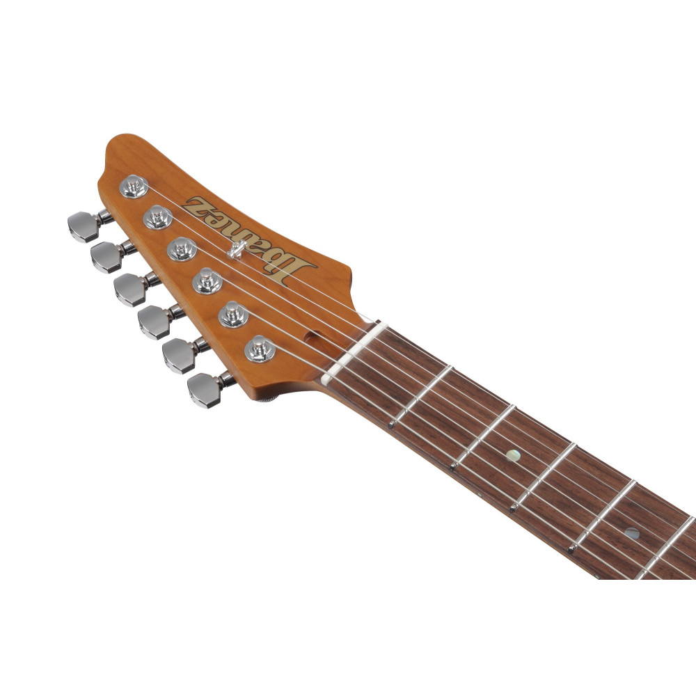 Ibanez MMN1-TAB Martin Miller Signature Electric Guitar 6-String - Transparent Aqua Blue + Case