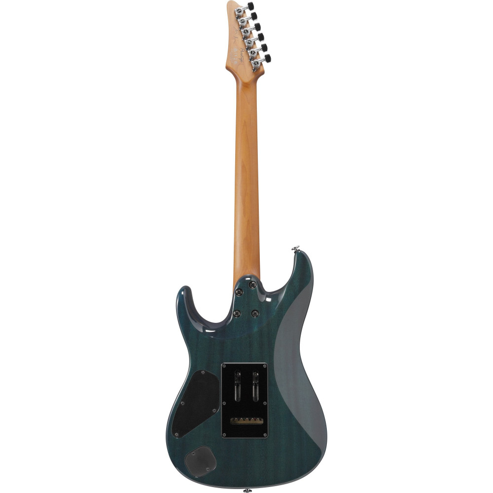 Ibanez MMN1-TAB Martin Miller Signature Electric Guitar 6-String - Transparent Aqua Blue + Case