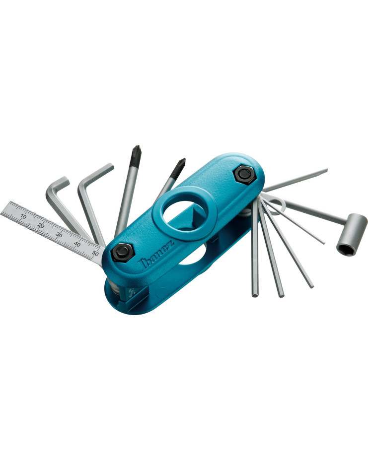 Ibanez MTZ11-AMA Multi Tool Aqua Blue Matte 11 Tools in 1