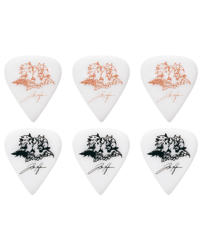 Ibanez P1000TH-C1 Tim Henson Picks Heavy, 6 Pieces/Set - 3x Pink & 3x Black with W6RST Logo