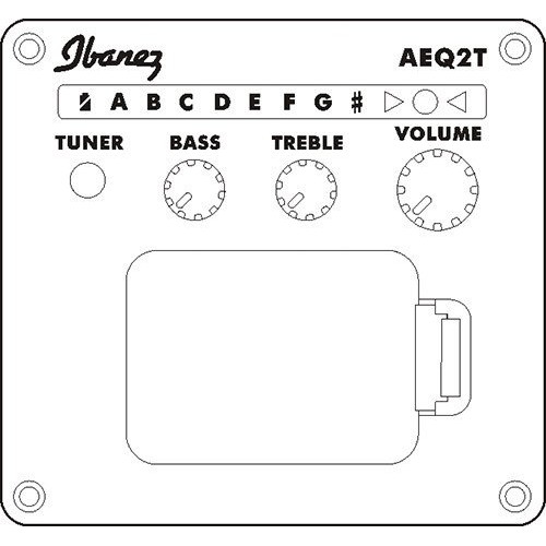 Ibanez 5EM2T-C Preamp AEQ2T substitute for 5AEQ81F - main unit only
