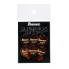 Ibanez PCE9H-SH Celluloid Picks 6 pcs - Yellow Brown Marbled