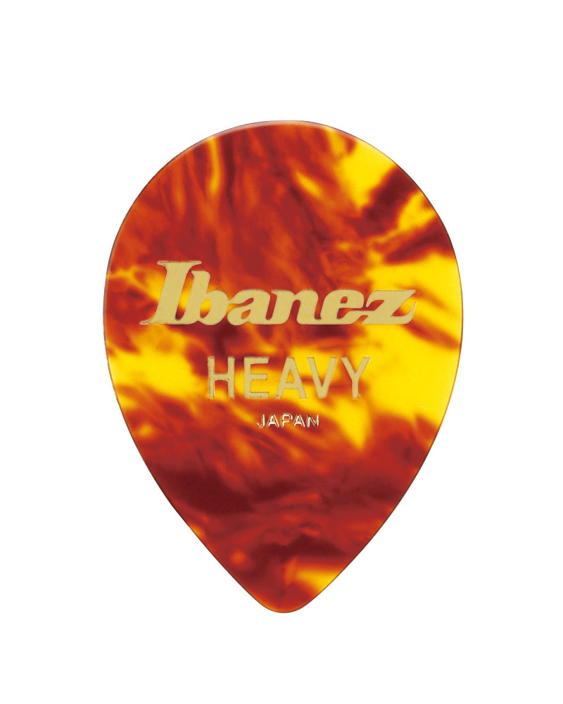 Ibanez PCE9H-SH Celluloid Picks 6 pcs - Yellow Brown Marbled