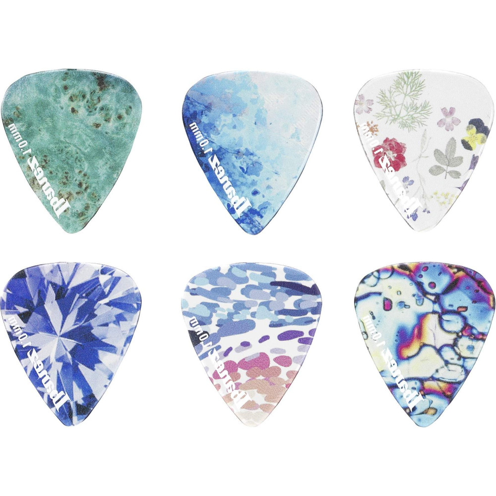 Ibanez PCP14H-C1 KALEIDO Series Picks - Copolyester Heavy/ 6 pcs