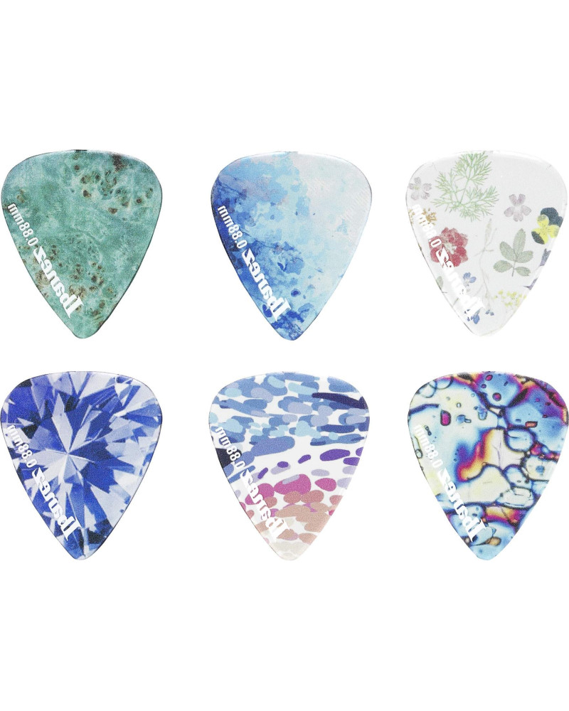 Ibanez PCP14MH-C1 KALEIDO Series Picks - Copolyester Medium Heavy/ 6 pcs