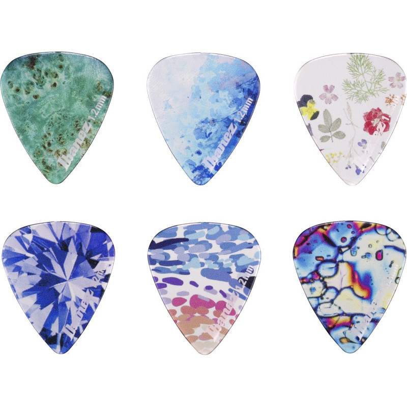 Ibanez PCP14XH-C1 KALEIDO Series Picks - Copolyester Extra Heavy/ 6 pcs