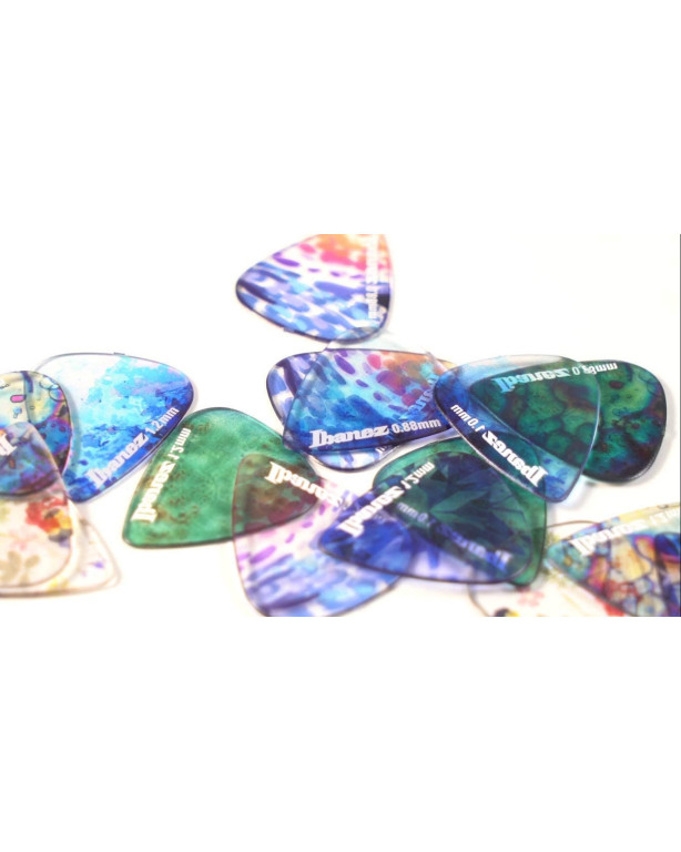 Ibanez PCP14XH-C1 KALEIDO Series Picks - Copolyester Extra Heavy/ 6 pcs