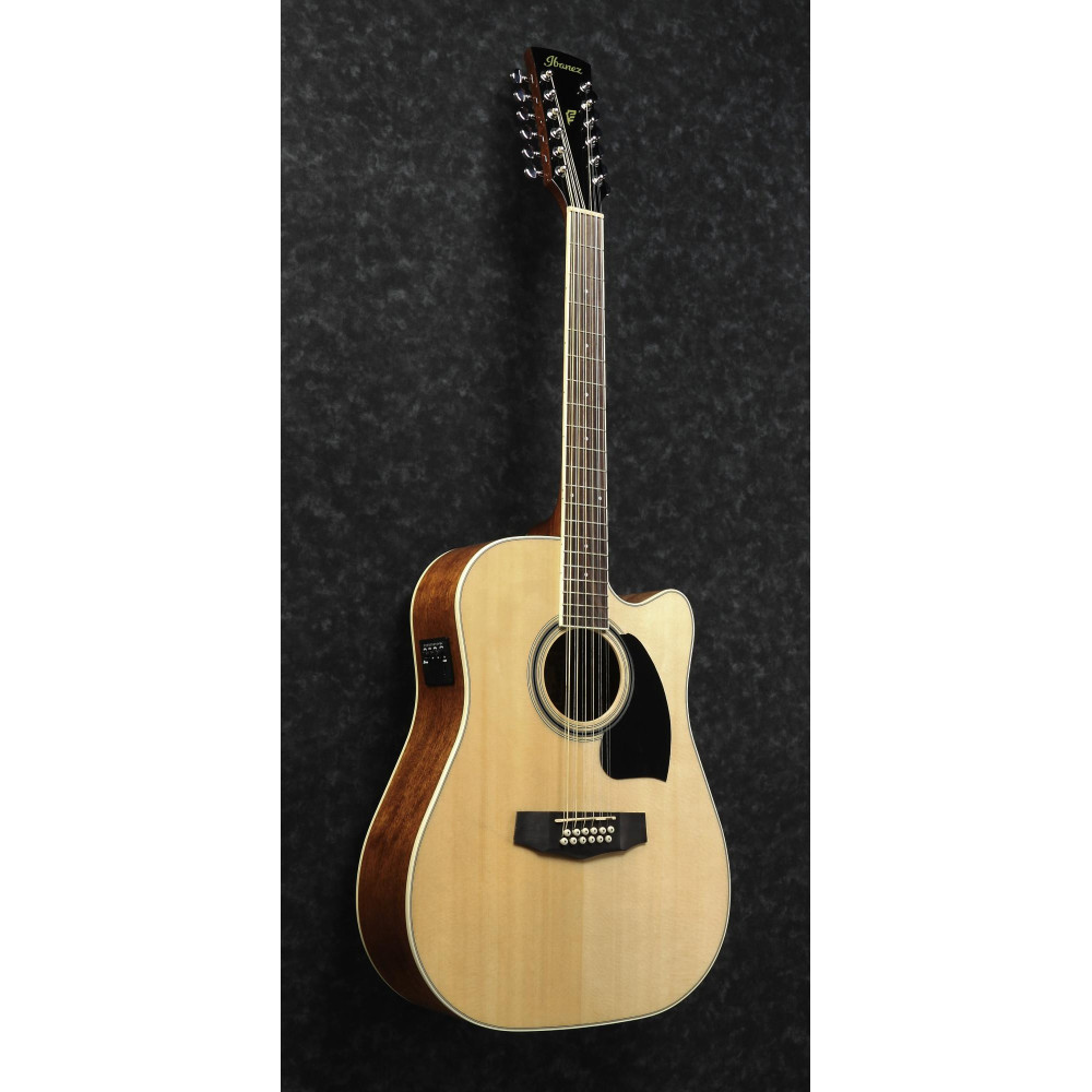 Ibanez PF1512ECE-NT PF Performance Acoustic Guitar 12-String - Natural High Gloss