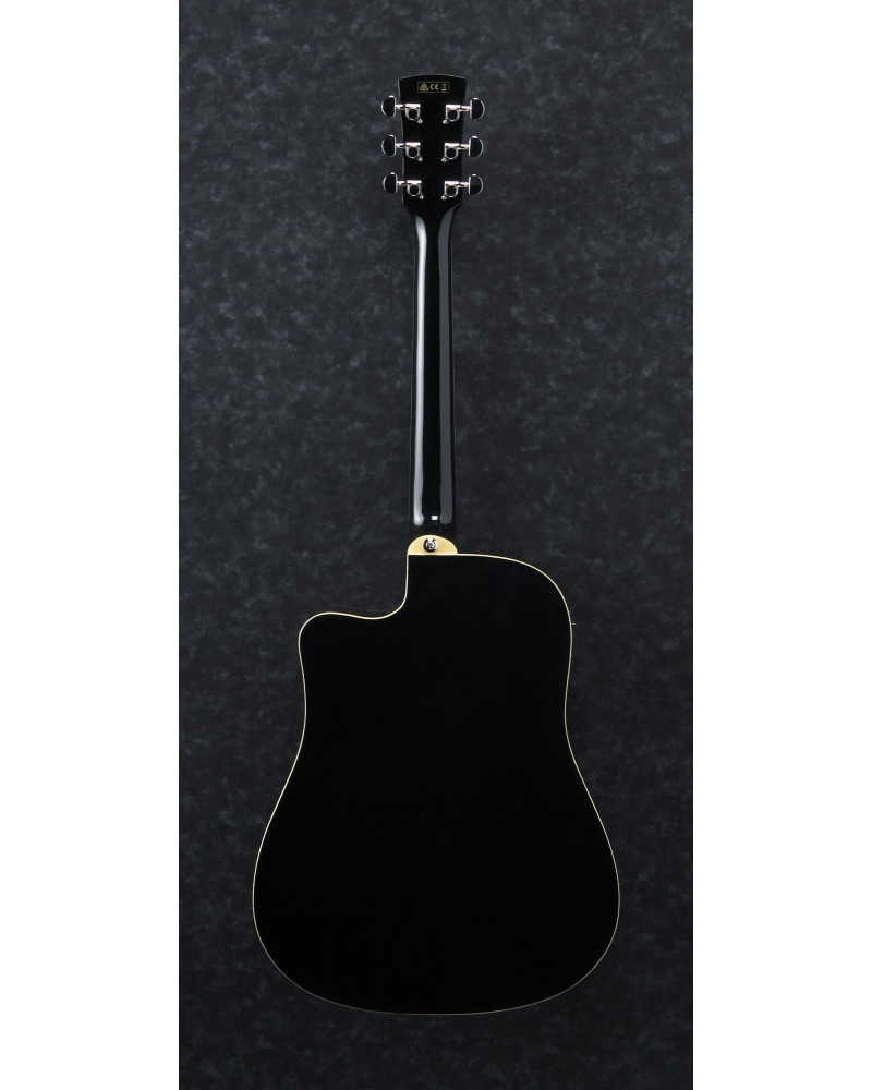 Ibanez PF15ECE-BK PF Performance Acoustic Guitar 6-String - Black