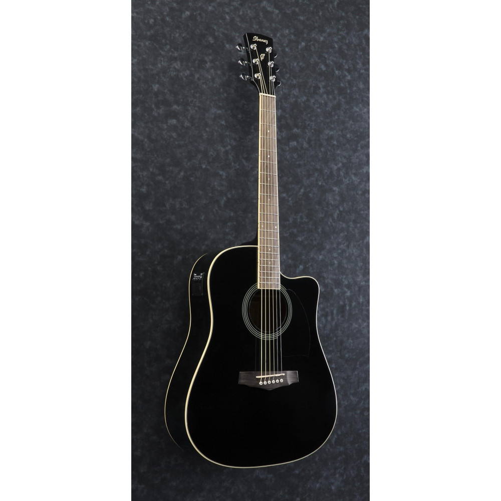 Ibanez PF15ECE-BK PF Performance Acoustic Guitar 6-String - Black