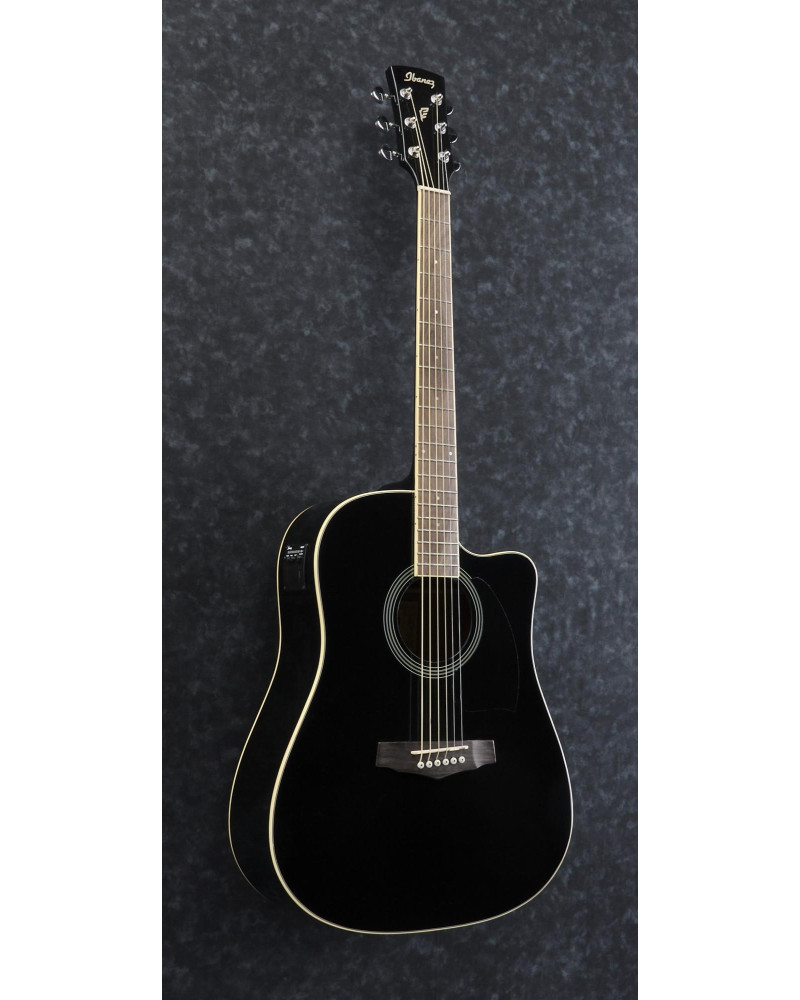 Ibanez PF15ECE-BK PF Performance Acoustic Guitar 6-String - Black
