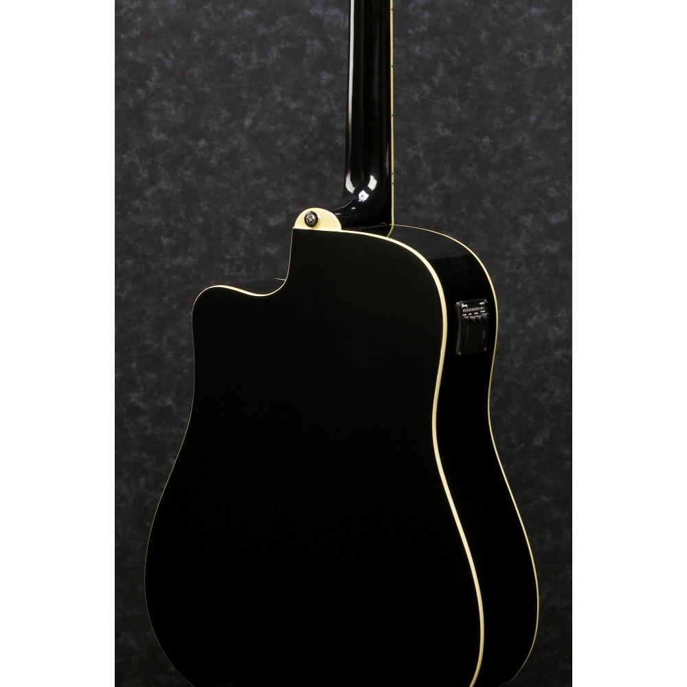Ibanez PF15ECE-BK PF Performance Acoustic Guitar 6-String - Black