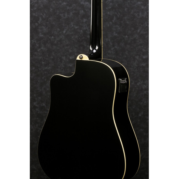 Ibanez PF15ECE-BK PF Performance Acoustic Guitar 6-String - Black