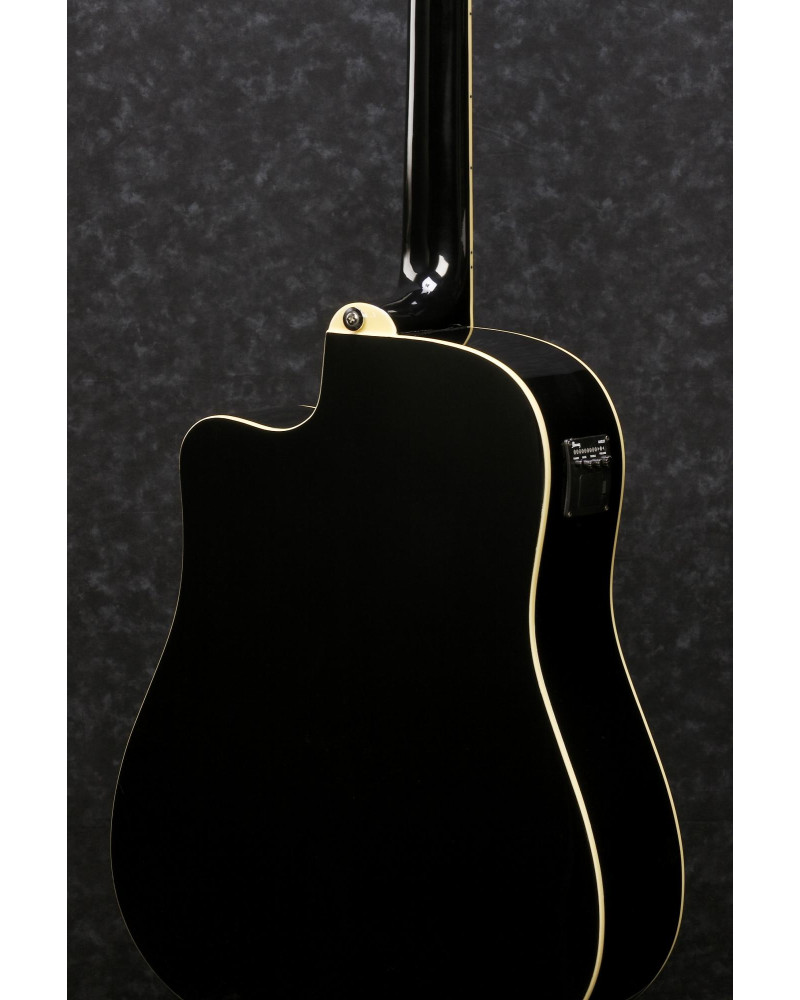 Ibanez PF15ECE-BK PF Performance Acoustic Guitar 6-String - Black