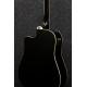 Ibanez PF15ECE-BK PF Performance Acoustic Guitar 6-String - Black