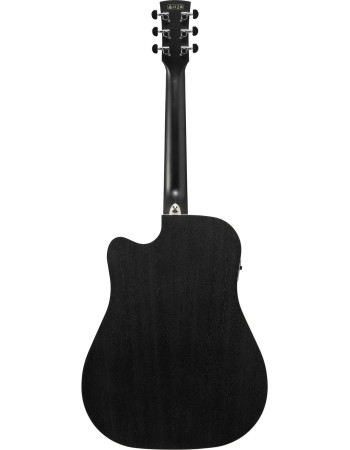Ibanez PF16MWCE-WK PF Performance Acoustic Guitar 6-String - Weathered Black Open Pore