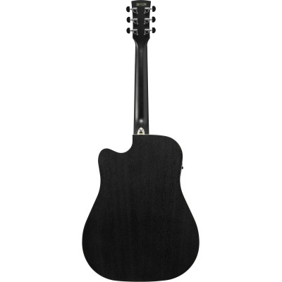 Ibanez PF16MWCE-WK PF Performance Acoustic Guitar 6-String - Weathered Black Open Pore