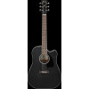 Ibanez PF16MWCE-WK PF Performance Acoustic Guitar 6-String - Weathered Black Open Pore