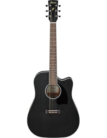 Ibanez PF16MWCE-WK PF Performance Acoustic Guitar 6-String - Weathered Black Open Pore