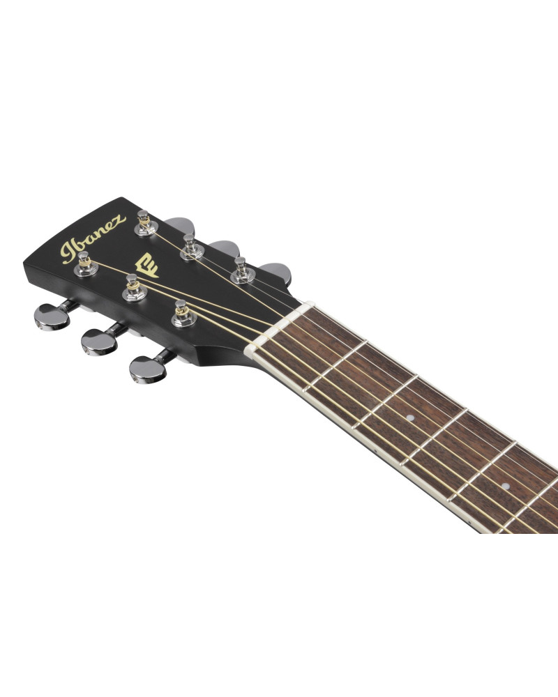 Ibanez PF16MWCE-WK PF Performance Acoustic Guitar 6-String - Weathered Black Open Pore
