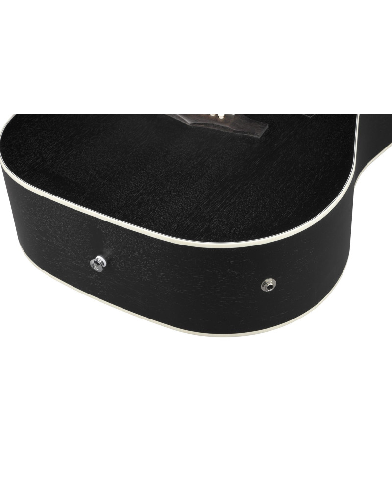 Ibanez PF16MWCE-WK PF Performance Acoustic Guitar 6-String - Weathered Black Open Pore