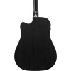 Ibanez PF16MWCE-WK PF Performance Acoustic Guitar 6-String - Weathered Black Open Pore