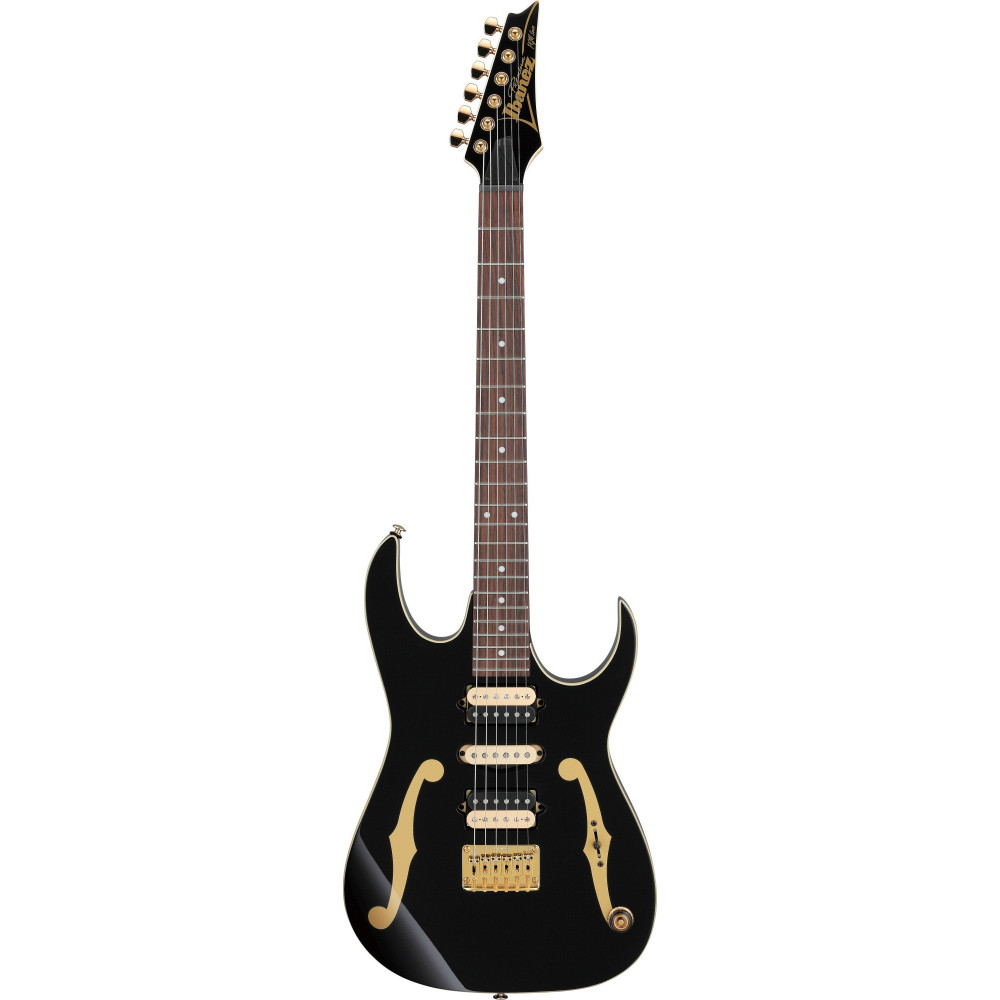 Ibanez PGM50-BK Paul Gilbert Signature Electric Guitar 6-String - Black + Gig Bag
