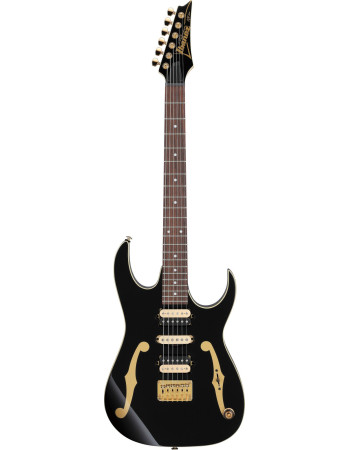 Ibanez PGM50-BK Paul Gilbert Signature Electric Guitar 6-String - Black + Gig Bag