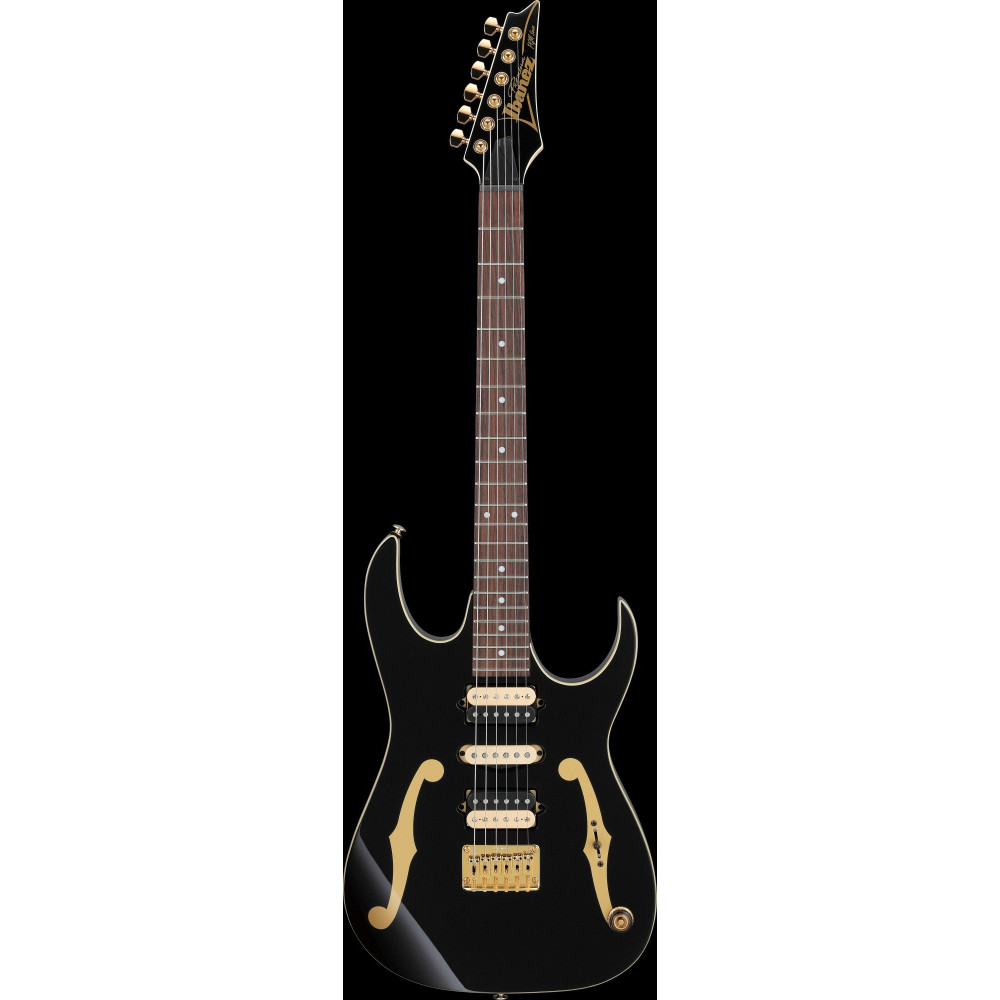 Ibanez PGM50-BK Paul Gilbert Signature Electric Guitar 6-String - Black + Gig Bag