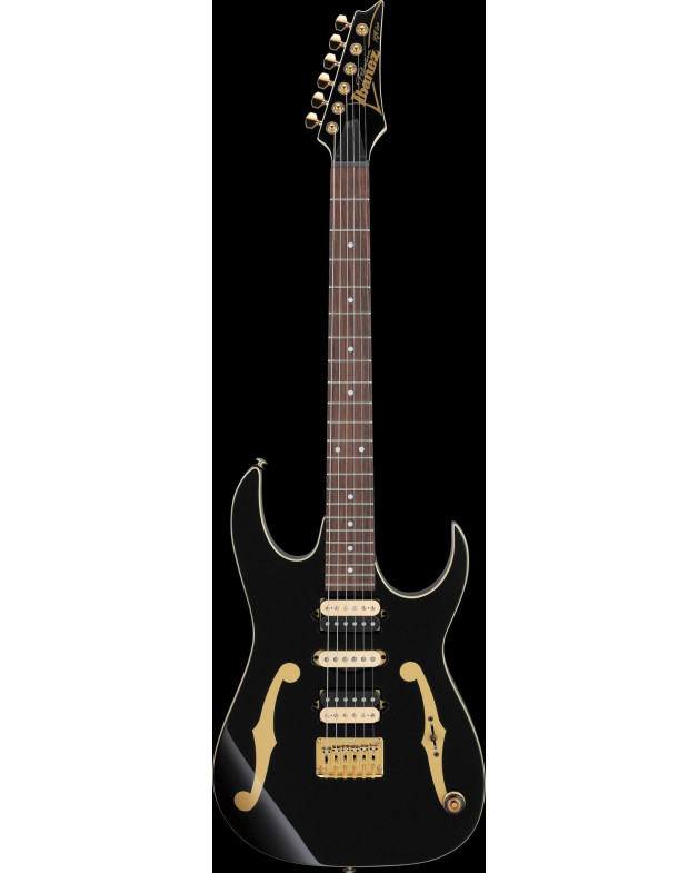 Ibanez PGM50-BK Paul Gilbert Signature Electric Guitar 6-String - Black + Gig Bag