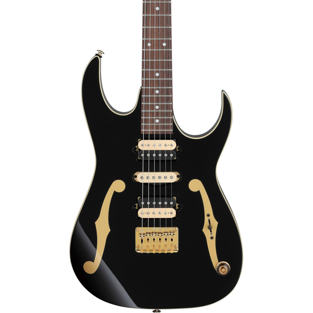 Ibanez PGM50-BK Paul Gilbert Signature Electric Guitar 6-String - Black + Gig Bag