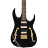 Ibanez PGM50-BK Paul Gilbert Signature Electric Guitar 6-String - Black + Gig Bag
