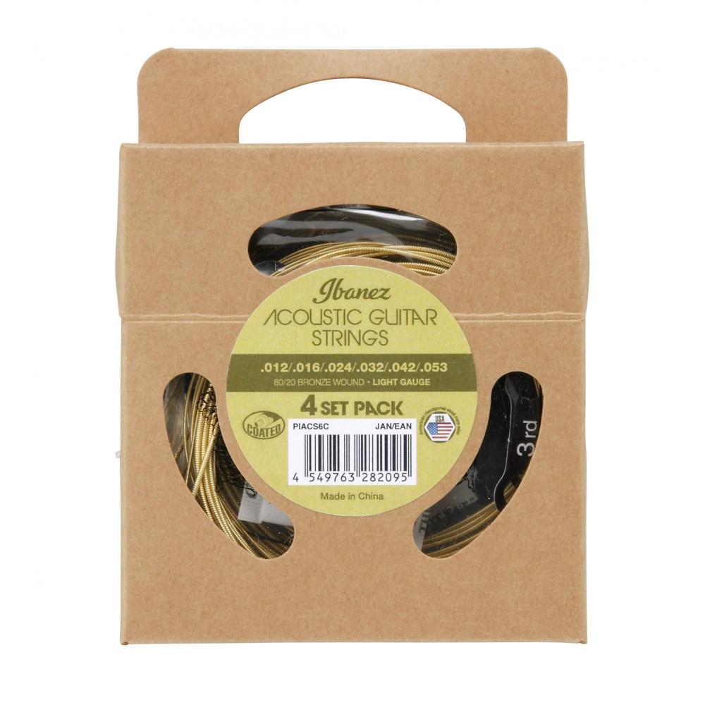 Ibanez PIACS6C String Sets for 6 String Acoustic Guitar