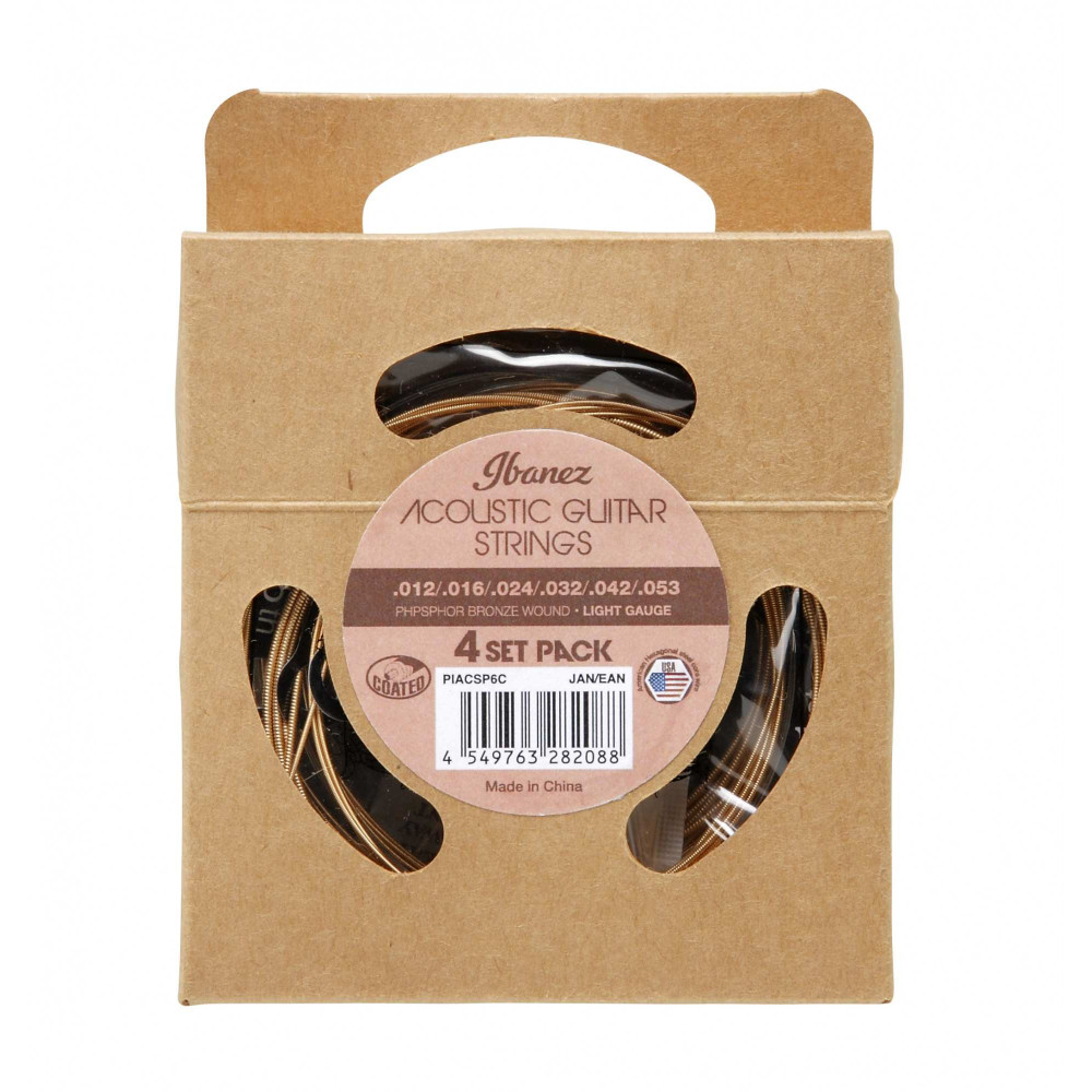 Ibanez PIACSP6C String Sets for 6 String Acoustic Guitar