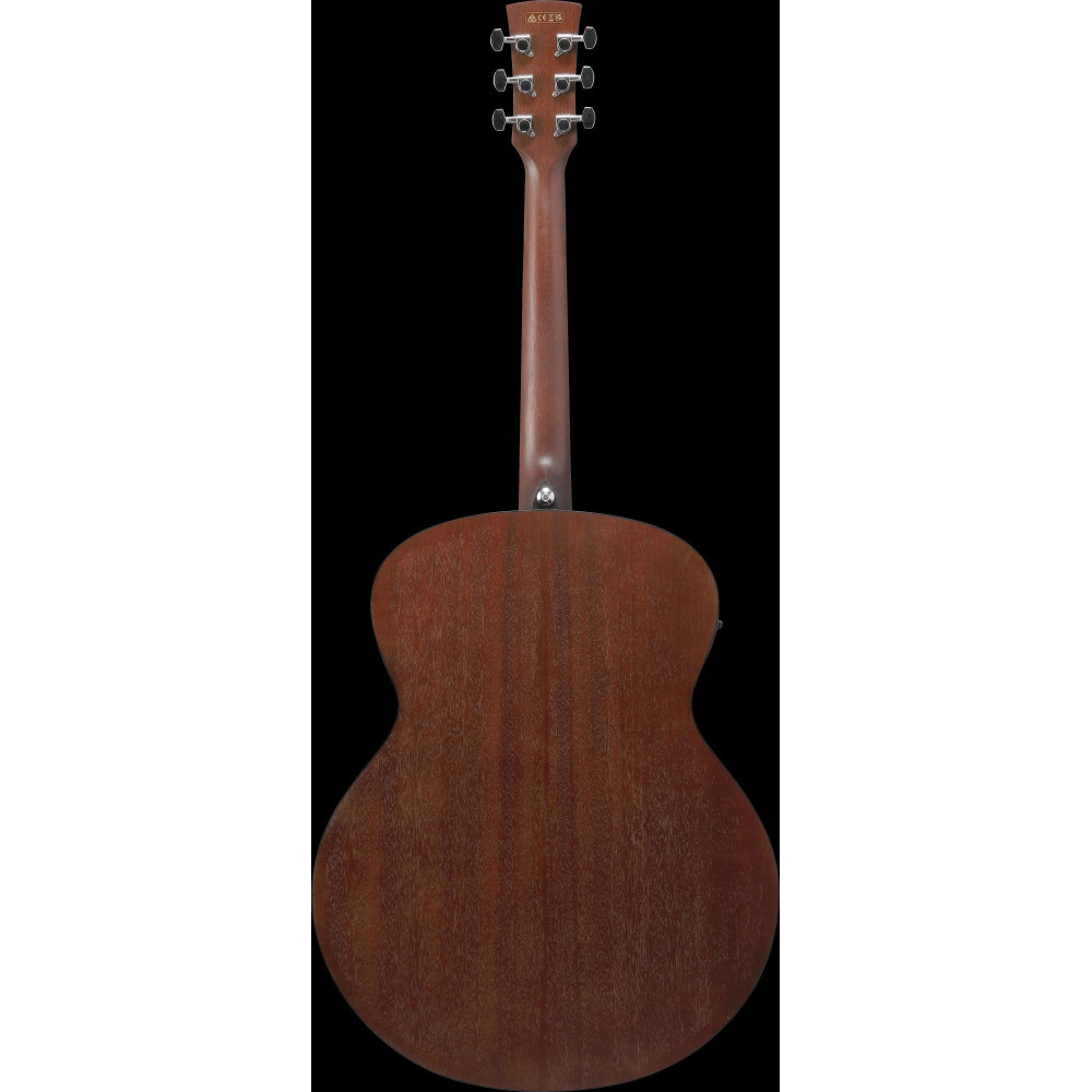 Ibanez PJ50E-OAH PJ Acoustic Guitar 6-String - OP Vintage Amber Sunburst Top, Open Pore Natural Back & Sides