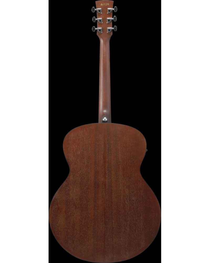 Ibanez PJ50E-OAH PJ Acoustic Guitar 6-String - OP Vintage Amber Sunburst Top, Open Pore Natural Back & Sides