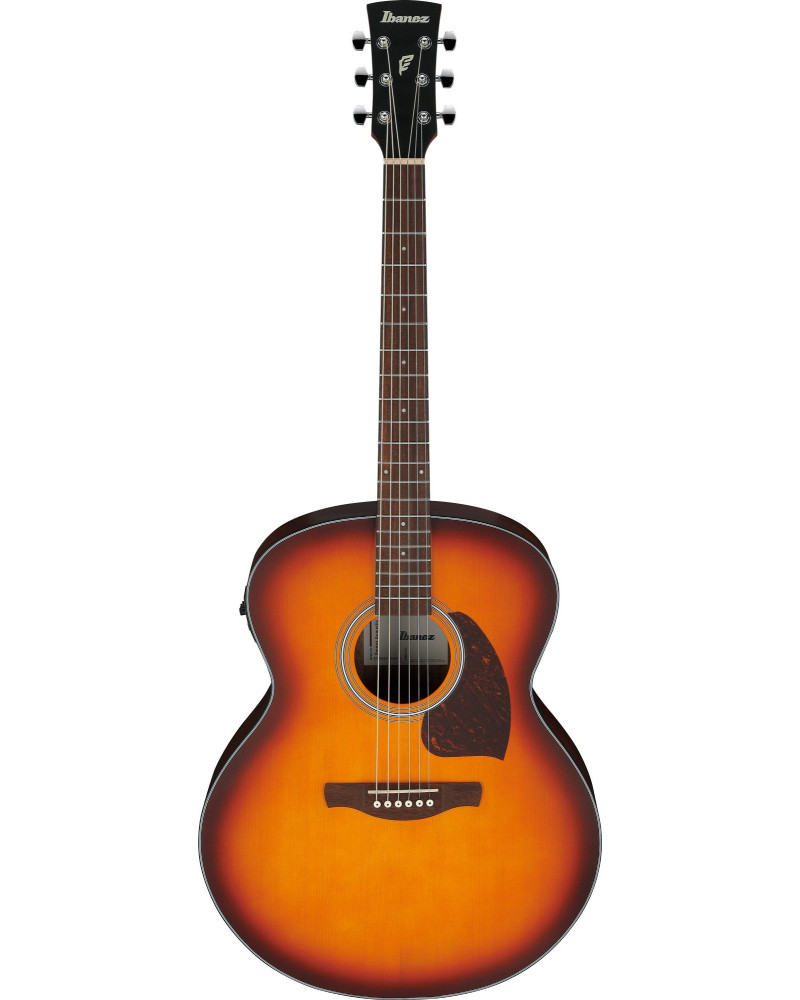 Ibanez PJ50E-OAH PJ Acoustic Guitar 6-String - OP Vintage Amber Sunburst Top, Open Pore Natural Back & Sides
