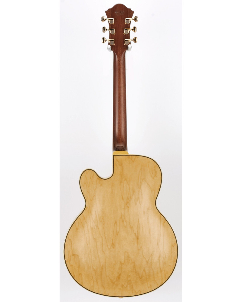 Ibanez PM200-NT Pat Metheny Signature Hollow Body Guitar 6-String - Natural + Case MF100C
