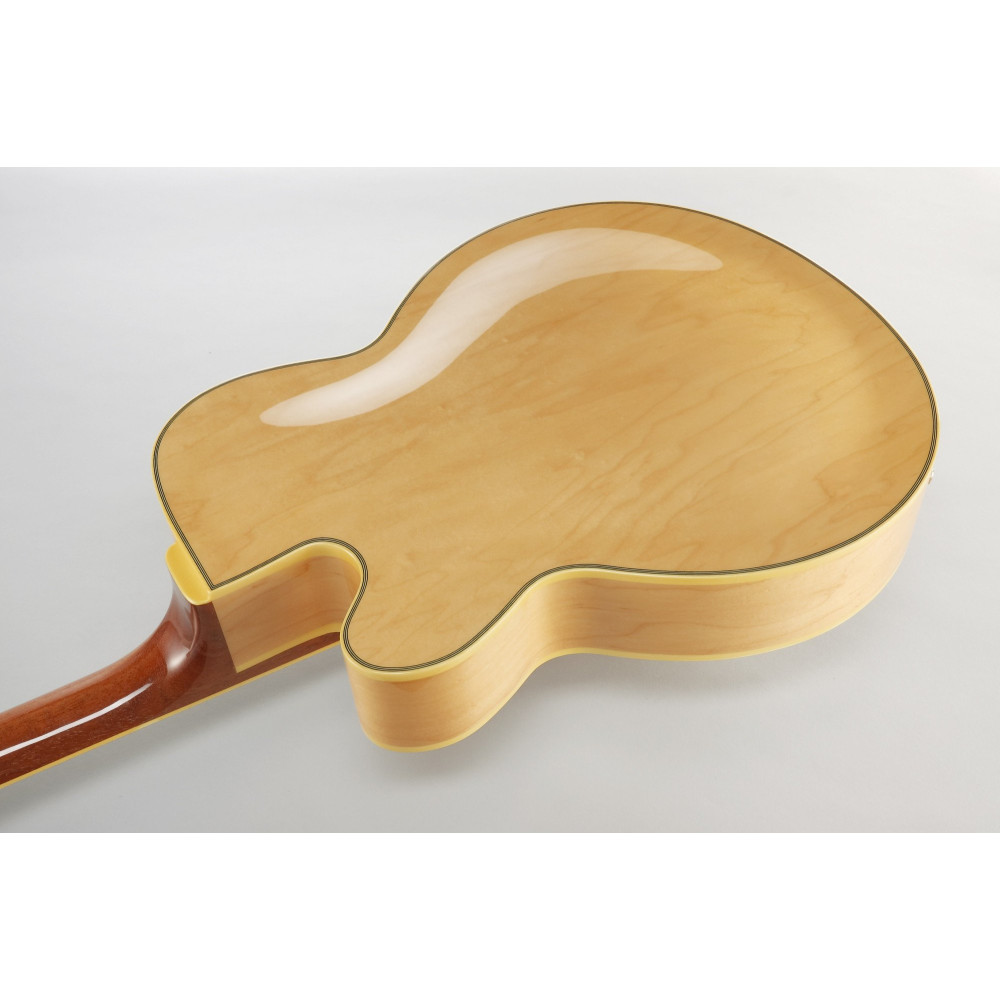 Ibanez PM200-NT Pat Metheny Signature Hollow Body Guitar 6-String - Natural + Case MF100C