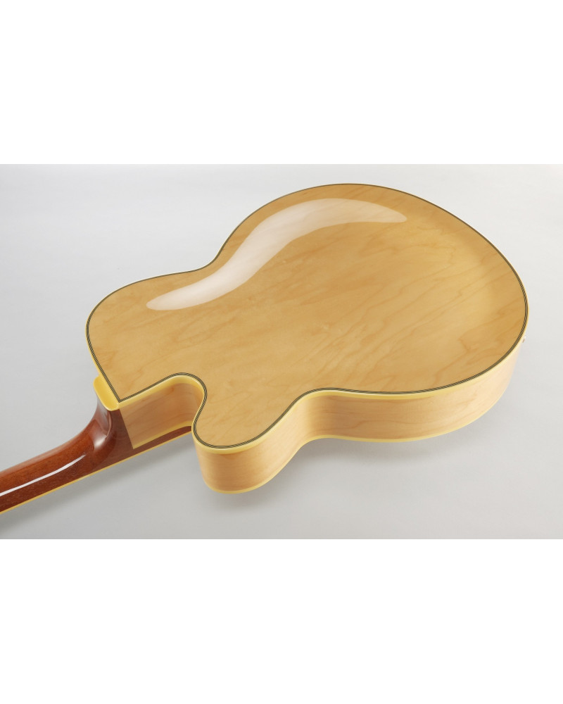 Ibanez PM200-NT Pat Metheny Signature Hollow Body Guitar 6-String - Natural + Case MF100C