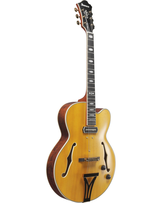 Ibanez PM3C-NAL Pat Metheny Signature Hollow Body Guitar 6-String - Natural + Case
