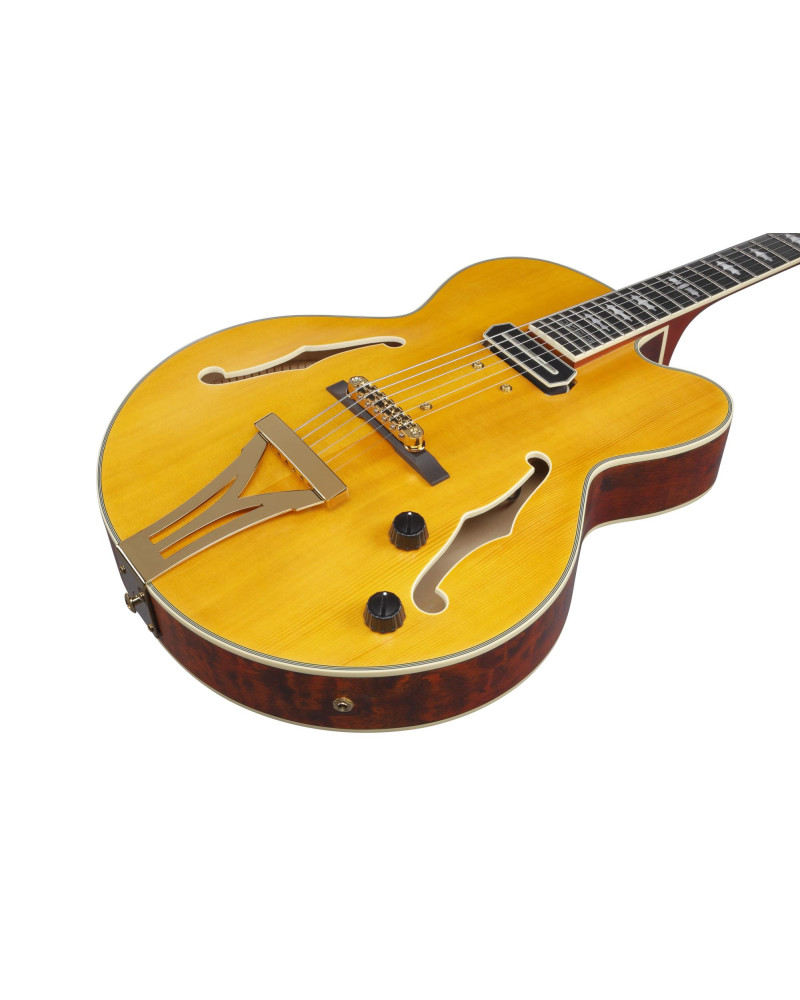 Ibanez PM3C-NAL Pat Metheny Signature Hollow Body Guitar 6-String - Natural + Case