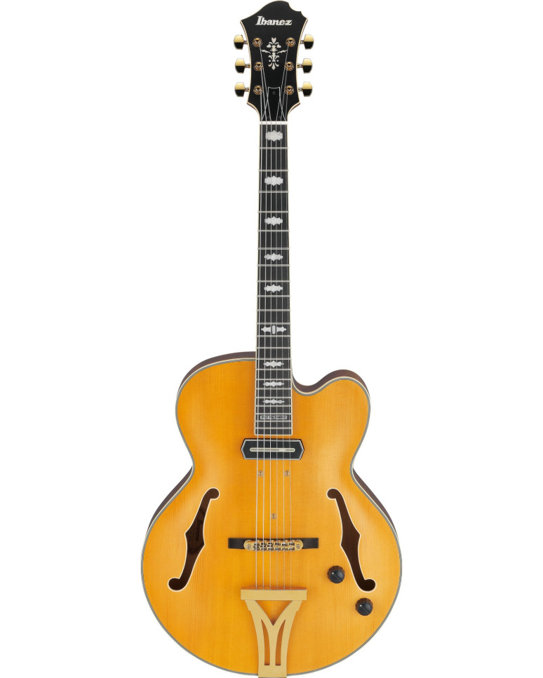 Ibanez PM3C-NAL Pat Metheny Signature Hollow Body Guitar 6-String - Natural + Case